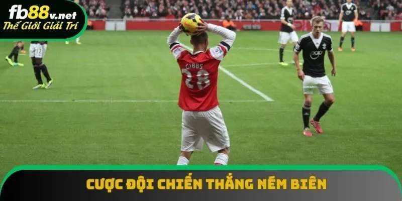 Cược đội chiến thắng ném biên