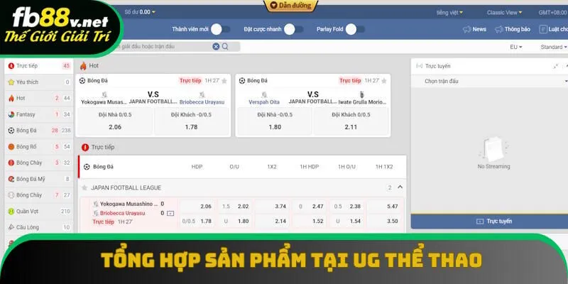 Các trò chơi hấp dẫn tại UG thể thao Các trò chơi hấp dẫn tại UG thể thao